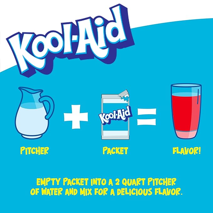 Kool-Aid Unsweetened Caffeine Free Tropical Punch Zero Calories Powdered Drink Mix 192 Count Pitcher Packets