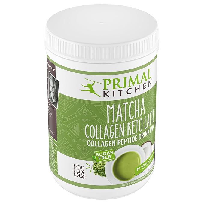 Primal Kitchen Latte Matcha Collagen, 9.33 oz