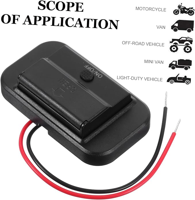 LIFKOME 24V Dual Ports Fast USB Car Charger Splashproof Rv USB Outlet Adapter with Automatic Rebound Cover Durable Design Over Voltage Protection for Motorbikes and Cars