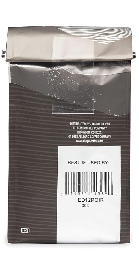 Allegro Coffee Decaf Organic Italian Roast Ground Coffee, 12 Ounce (Pack of 1)