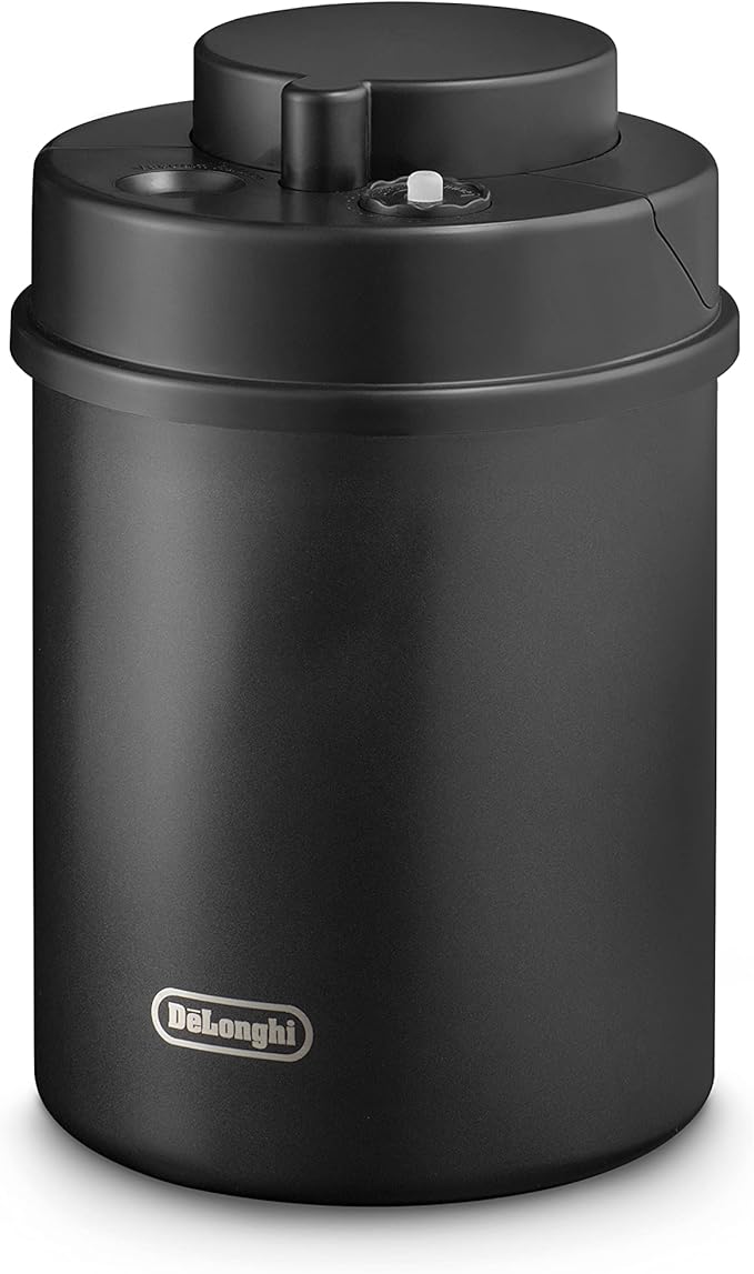 De'Longhi Vacuum Coffee Canister, Black