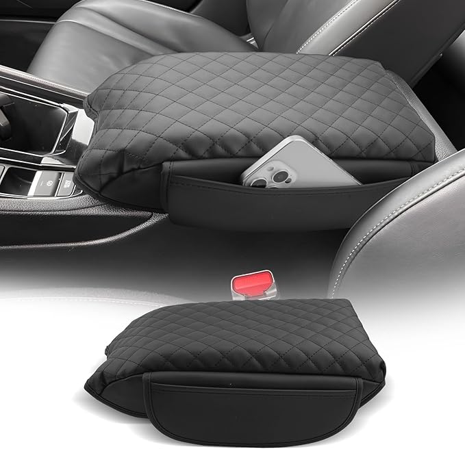 CDEFG for Honda Accord 2023-2025 2026 Center Console Cover Armrest Box Cover for Accord (LX,SE) 2023 2024 2025 Accessories Console Arm Rest Protector 2 Side Pocket
