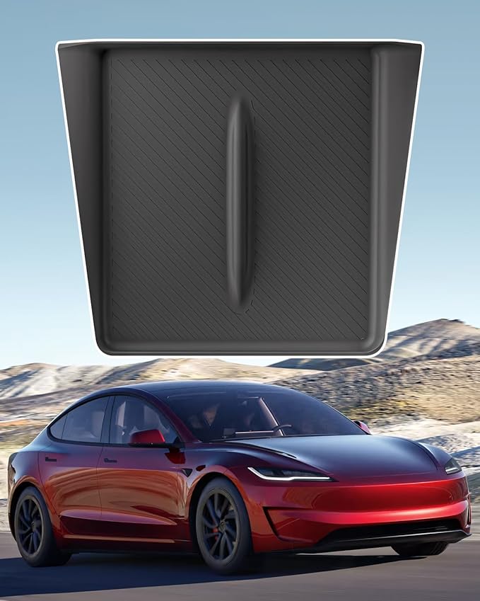 Model 3 Centre Control Wireless Charging Mat，Center Console Wireless Charger Pad Compatible with Tesla Highland Model 3 2024 2025