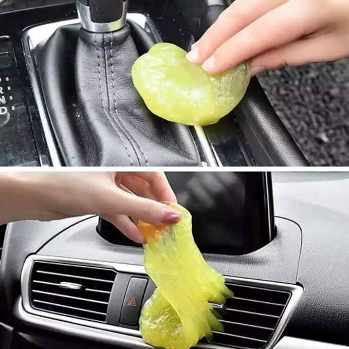 Qiilu Car Cleaning Gel, 70ML Cleaning Gel Multifunctional Detail Mud Dust Dirt Remover Supplies for Auto Car Office Home