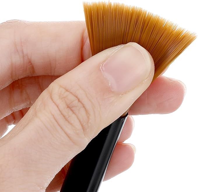 Coffee Grinder Cleaning Brush, Wood Handle & Natural Bristles, Dusting Espresso Brush, Coffee Grinder Burr, Espresso Accessories, Cleaning Tool for Barista Home Kitchen