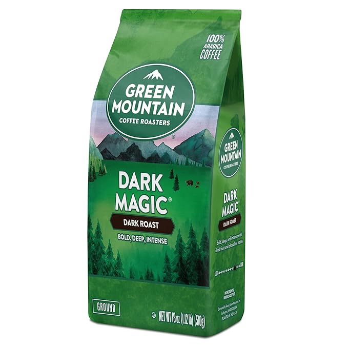Green Mountain Coffee Roasters Dark Magic, Ground Coffee, Bagged 18 oz