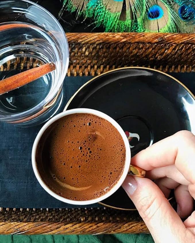 Selamlique Istanbul Turkish Coffee (4.40oz) Ultra Fine Ground (Chocolate)