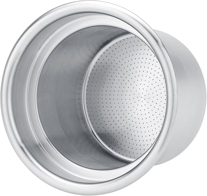 Normcore 54mm to 45.5mm Step-Down Portafilter Basket Kit, CNC-machined From a Solid Block of 304 Stainless Steel, 0.28mm Holes, Includes Dosing Funnel, 45.5mm Puck Screen, 200 Papers Filter