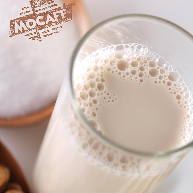 MOCAFE Horchata Mix Powder, café-crafted premium instant Mexican agua fresca, enjoy hot, iced, or frappe blended, bulk 3lb bag