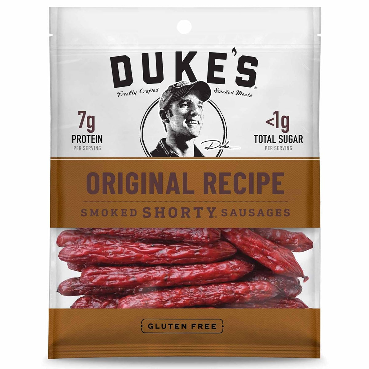 Duke's Pork Original Smoked Shorty Sausages, 7g Protein Per Serving, 16 oz.