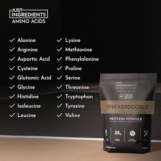 JUST INGREDIENTS Snickerdoodle Protein Powder - NSF
