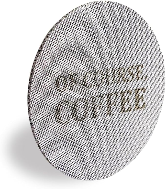 53.5mm Espresso Puck Screen, 1.7mm Thickness, 150μm, Lower Shower, Coffee Filter Mesh For Espresso Portafilter Filter Basket, 316 Stainless Steel