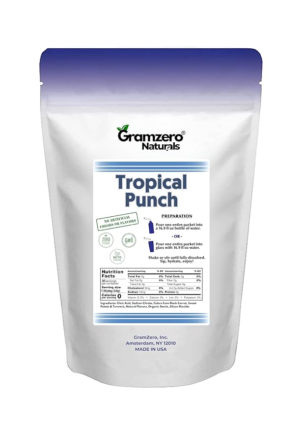 Drink Mix - 2GO (All NATURAL Tropical Punch)