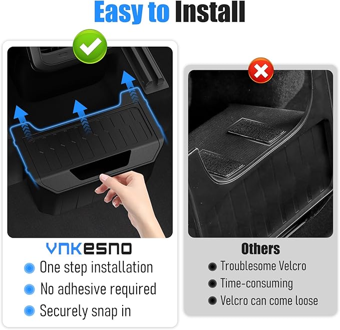 2026 Upgrade Rear Center Console Organizer for Tesla 2020-2025 Model Y Accessories, Partitioned Storage & Stable Installation, Seat Backseat Trash Can Bin for Tesla Model Y(Not Fit Model Y Juniper)