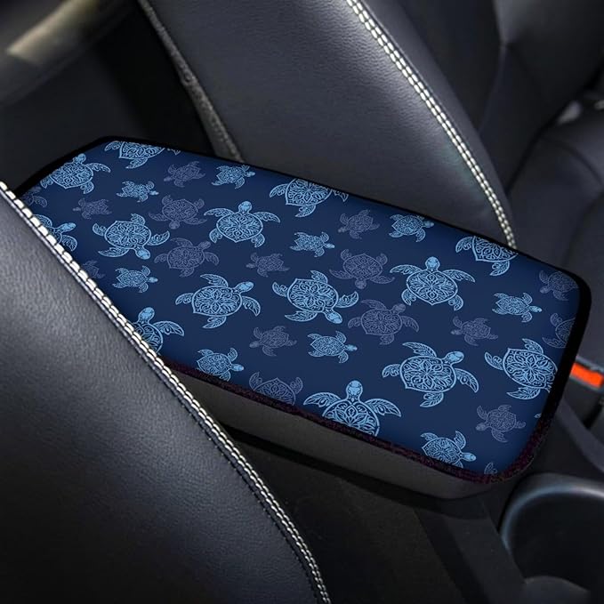 Biyejit Car Center Console Armrest Cushion Cover Pad Car Interior Decor Accessories Universal Fit for Sedan, Truck, SUV
