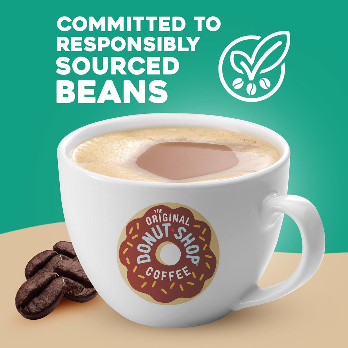 The Original Donut Shop Regular Keurig Single-Serve K-Cup Pods, Medium Roast Coffee, 72 Count