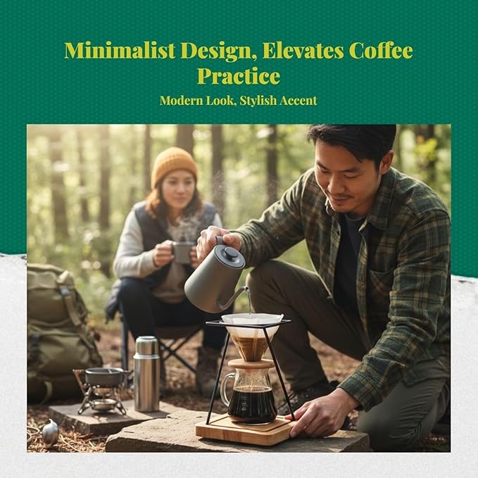 Pour over Stands Coffee Dripper Holder Portable Drip Coffee Stand Coffee Dripper Stand for Cafe Housewarming Coffee Lover Gift, Pillow Shape