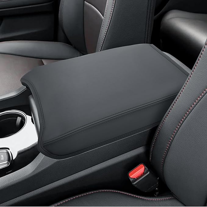 BIBIBO for 2026 Honda Passport Center Console Armrest Cover 2024 2025 2026 Honda Passport RTL/TrailSport Elite/TrailSport Arm Rest Cover 2026 Honda Passport Accessories 2026Passport (Black-Thin)