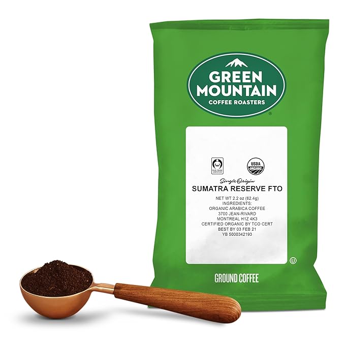 Green Mountain Coffee Roasters Sumatra Reserve FTO, Keurig Fractional Packs, 50 Count, 2.2 oz