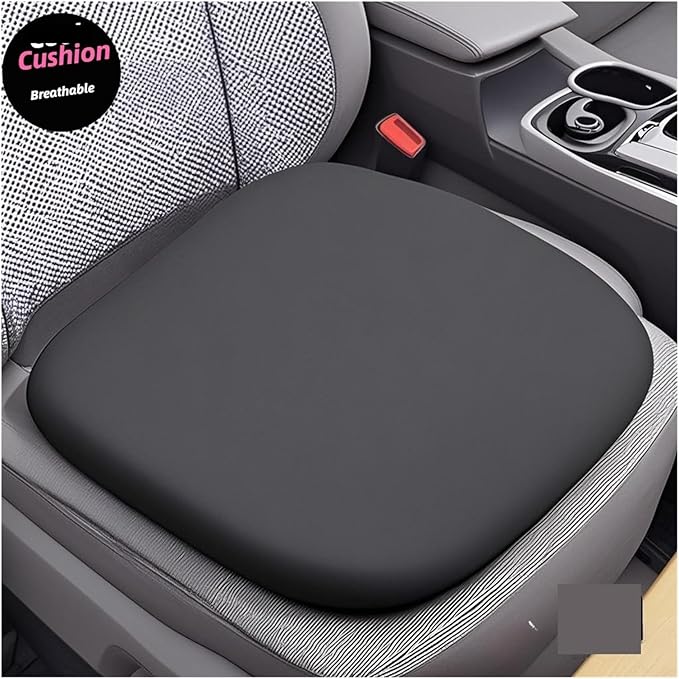Memory Foam Car Seat Cushions with Lumbar Support - Cool and Breathable Comfort for Car and Office Seats(B,35x35cm)