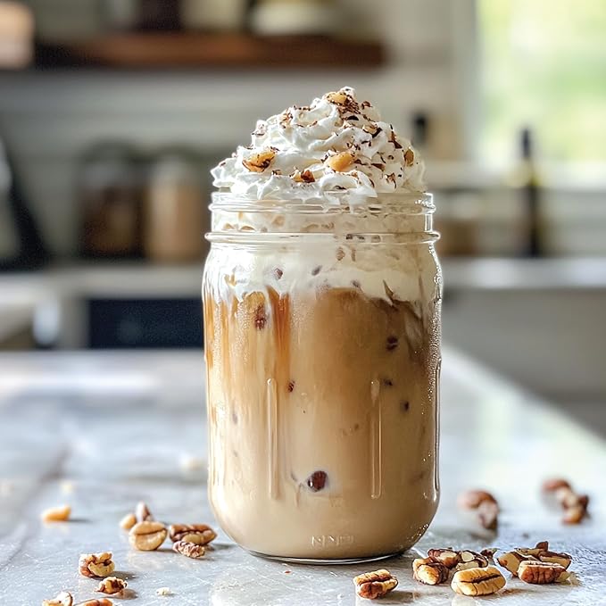 Jordan's Skinny Mixes Syrups Sugar Free Coffee Syrup, Caramel Pecan Flavor Drink Mix, Zero Calorie Flavoring for Chai Latte, Protein Shake, Food & More, Gluten Free, Keto Friendly, 25.4 Fl Oz, 1 Pack