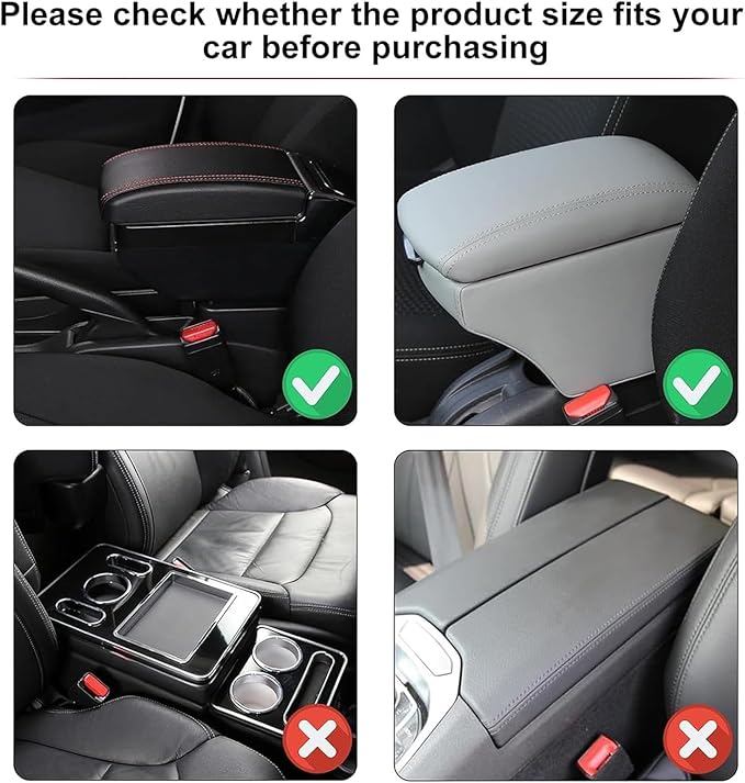 Car Armrest Cover for Tesla Model X 2015–2020 2021 2022 2023 2024 2025 2026, Center Console Cover Mat Armrest Seat Box Cover Cushion Console Pad Interior Accessories,C