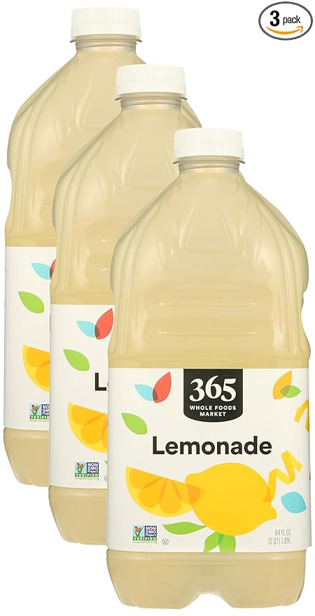 365 by Whole Foods Market, Lemonade, 64 Fl Oz (Pack of 3)