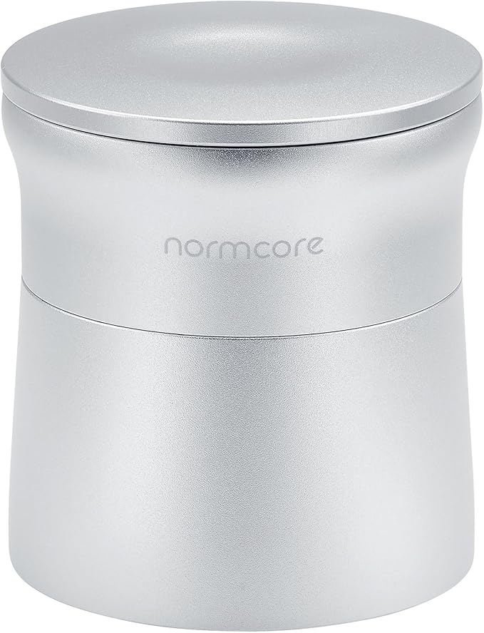 Normcore 54mm 2-in-1 Magnetic Dosing Cup, Espresso Dosing Funnel with Dosing Cup, Barista Coffee Grinder Dosing Tools Fit 54mm Breville Sage Portafilter Basket, Silver