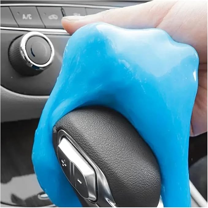 Reusable Car Cleaning Gel for Interior Detailing - for Vents, Dashboard, and Mud Removal(4 box 640g)