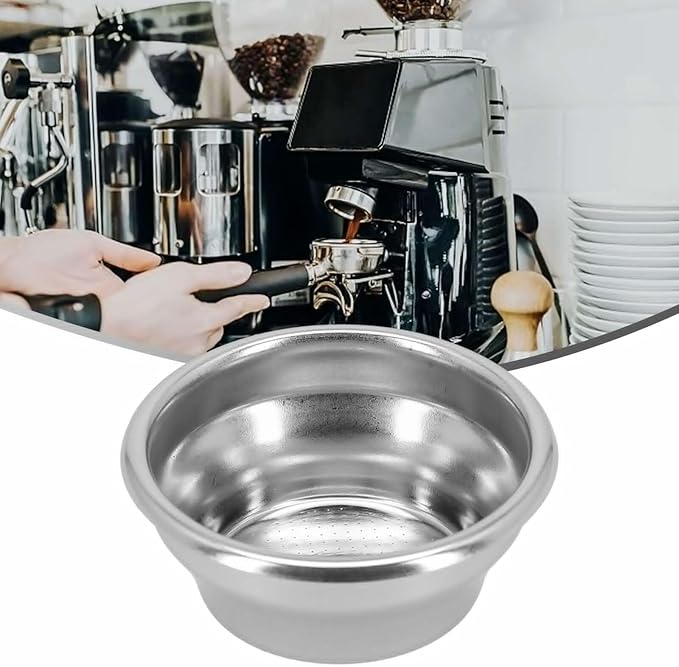 54mm Non Pressurized Filter Basket,For Breville Portafilter Coffee Filter Basket Non Pressurized Filter Basket, 10 Grams of Powder Capacity -1 Pack