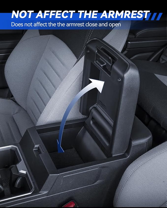 Armrest Cover for 2025 2026 Toyota 4Runner Accessories Center Console Middle Lid Pad Protector for Car Elbow Rest-Thickened
