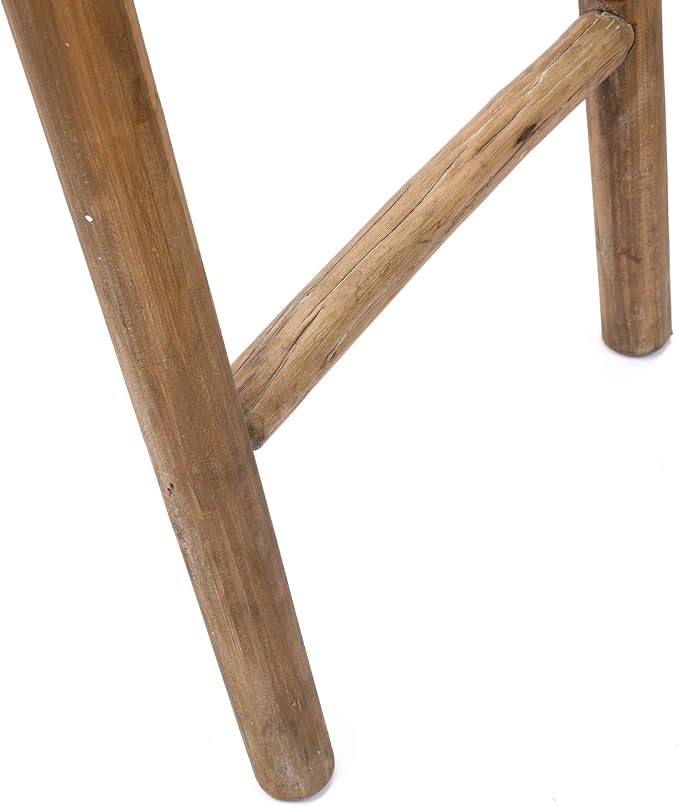 LuxenHome Rustic Blanket Ladder, 6ft Fir Wood Blanket Ladders, Farmhouse Towel Holder Decorative Blankets Ladder for Living Room, Bathroom Home Decor