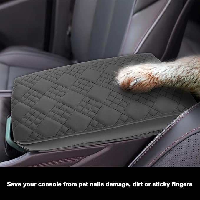 SXCY for 2025 Jeep Wagoneer S Armrest Cover Pad for 2025 Jeep Wagoneer S Accessories 2025 Wagoneer S Center Console Cover 2025 Wagoneer S Middle Console Cover Cushion