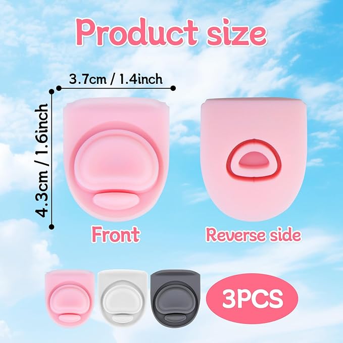3pcs Replacement Silicone Stopper Seal Compatible with Owala FreeSip 24oz 32oz,Water Bottle Lid Cap Rubber Seal Parts for Owala 16/19/24/32/40oz Spout Gasket Mouthpiece Piece Accessories B3S3
