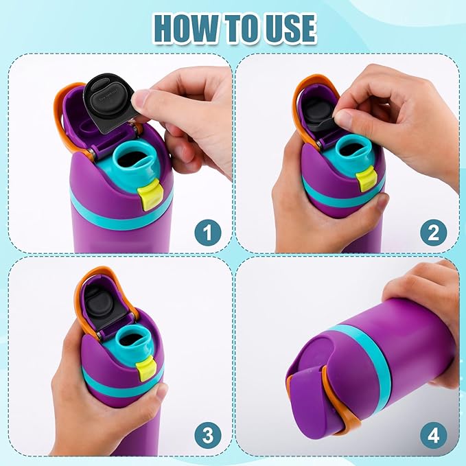 BOXOB 8pcs Silicone Bottle Stopper for Owala FreeSip 24oz 32oz, Water Bottle Plug Mouth Lid Cap Top Seal Replacement Parts Accessories Compatible with Owala 16/19/24/32/40oz (8 Colors)