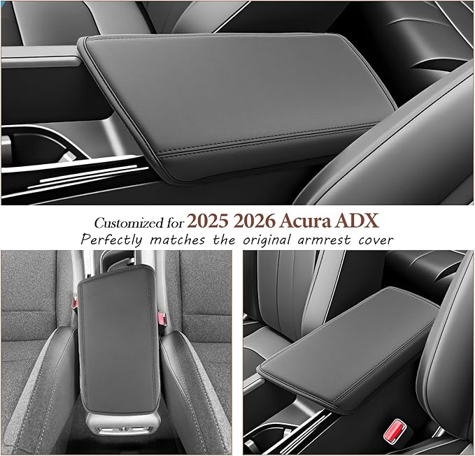 SKTU for 2025 2026 Acura ADX Center Console Cover for 2025 2026 Acura ADX (Base/A-Spec/A-Spec Advance) Armrest Cover Acura ADX 2025 2026 Accessories 2025 2026 ADX Soft Center Console Cushion-Durable