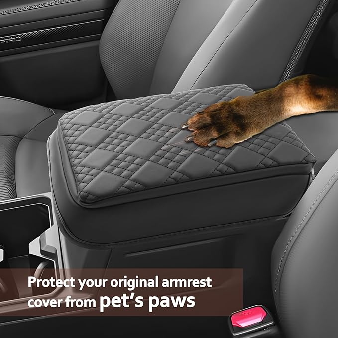 SKTU 2025 2026 4Runner Armrest Cover for 2025 2026 Toyota 4Runner Center Console Cover Toyota 4Runner 2025 2026 Accessories 2025 2026 4Runner Soft Center Console Cushion-Durable