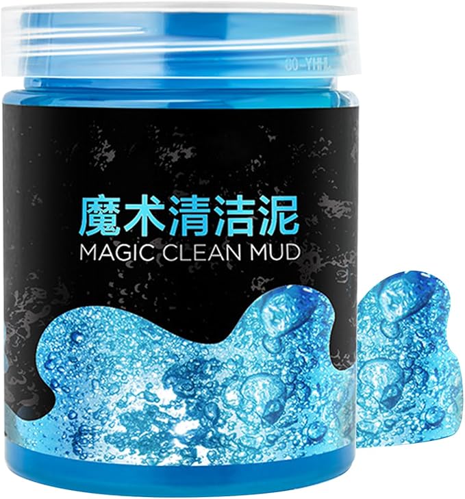 Soft Keyboard Cleaner Gel, Car Cleaning Multi-Purpose, 200g Non-Abrasive Gel with Easy Use, Interior Accessory, Cleaning Gadget with Sticky Texture, Tool for Dashboard Windshield