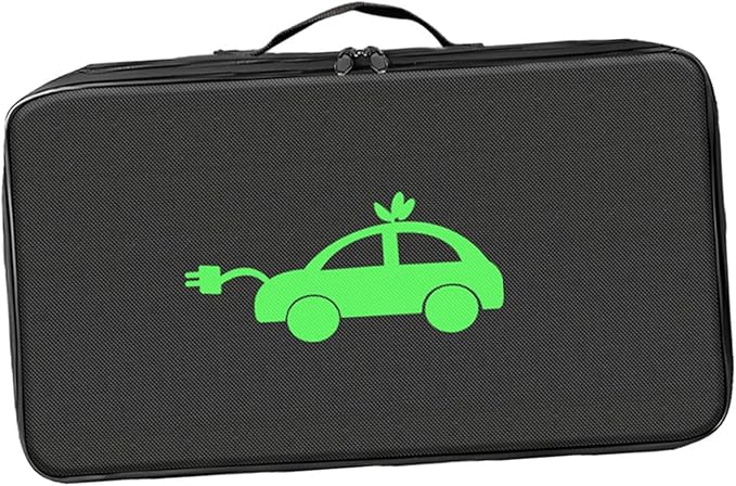 Generic EV Charging Cable Storage Bag Cord Hoses Organizer Portable Charger Line Organizer Cable Carry Case for Electric Car, Rectangle Shape