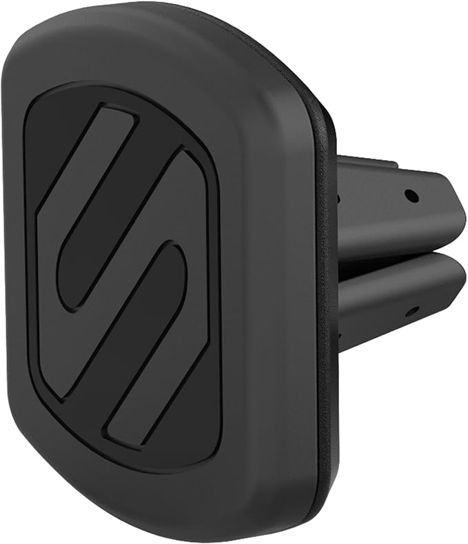 Scosche MAGVM2I MagicMount Magnetic Car Phone Holder, Strong Magnet Car Mount for iPhone and Android, Secure Magnetic Cell Phone Mount for Air Vent, Universal 360° Adjustable Mobile Cellphone Holder