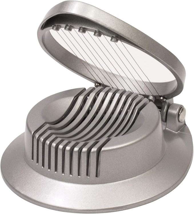 HIC Kitchen Classic Non-Stick Egg Slicer, 18/8 Stainless Steel Wires