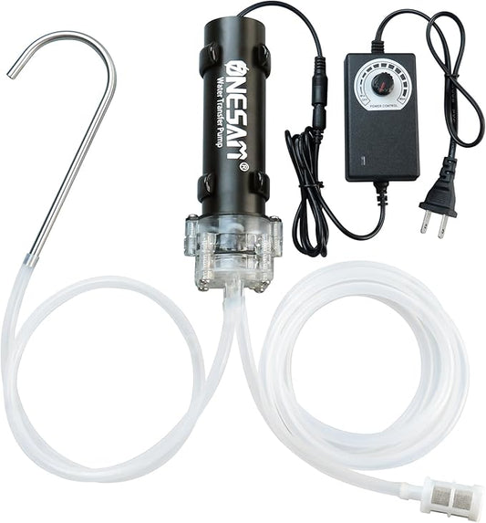 Food Grade Electric Water Transfer Pump Siphon Self-Priming Small Water Pump 110-240V 2L/Min Adjustable Flow for Home Brew Wine, Beer, Kombucha, Ice Maker, Bottled Water, Coffee, Cooking, Aquariums