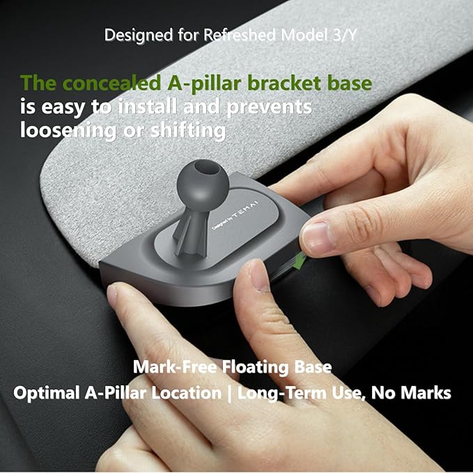 for Tesla Phone Mount Model 3 Highland 2024-2025 & Model Y Juniper 2025, 15W Qi2 Wireless Charger Strong Magnetic Holder, Fixed Driver Left Air Vent for 4-6.9" Smartphones, Anti-Slip