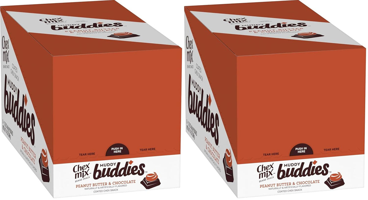 Chex Mix Peanut Butter and Chocolate Muddy Buddies 8 Count