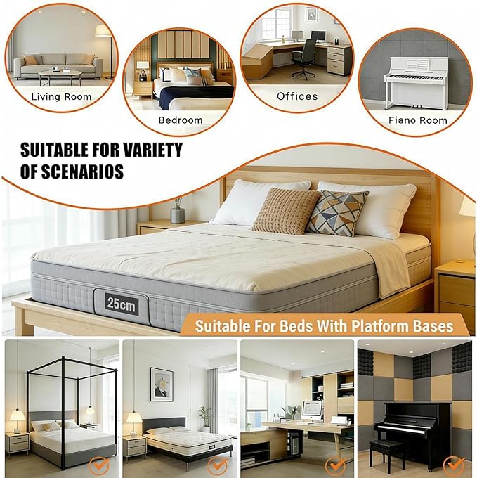 Bedside Shelf for Dorm Bunk Bed, Bed Side Table Tray Organizer, Clip On Nightstand, College Dorm Room Essentials, Bedside Tray with Cable Management for Dormitory, Back to School