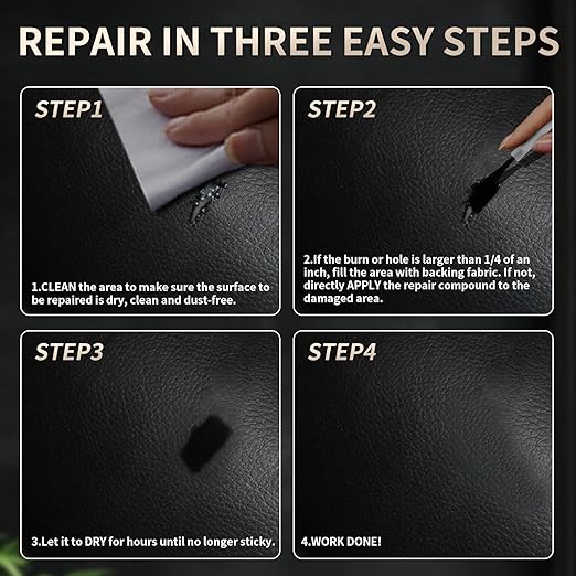 2026 New Advanced Leather Repair Gel, Leather Repair Kit for Car Seat Vinyl Repair Kit, Professional Leather Repair Coloured Cream Gel, Multifunctional Couch and Jacket Repair Kit (Brown)