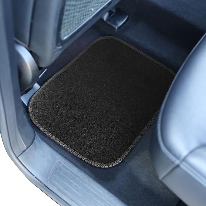 FH Group Universal Fit Car Floor Mats – All-Purpose Carpet Floor Mats & Protectors for Cars, SUVs & Trucks, Durable Automotive Carpet Mats, Blue & Black