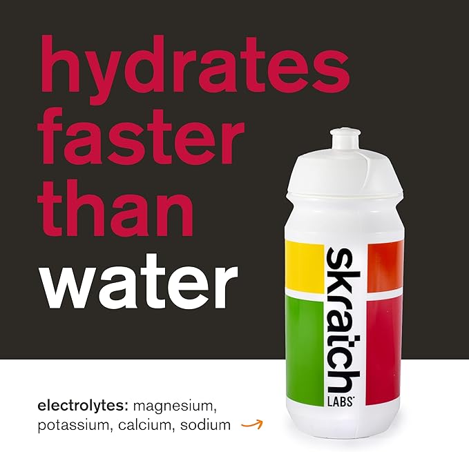 Skratch Labs Hydration Sports Drink Mix Packets – Real‑Fruit Electrolyte Powder for Fast Hydration & Endurance | Fruit Punch | 20 Pack | Vegan, Non‑GMO, Clean Ingredients