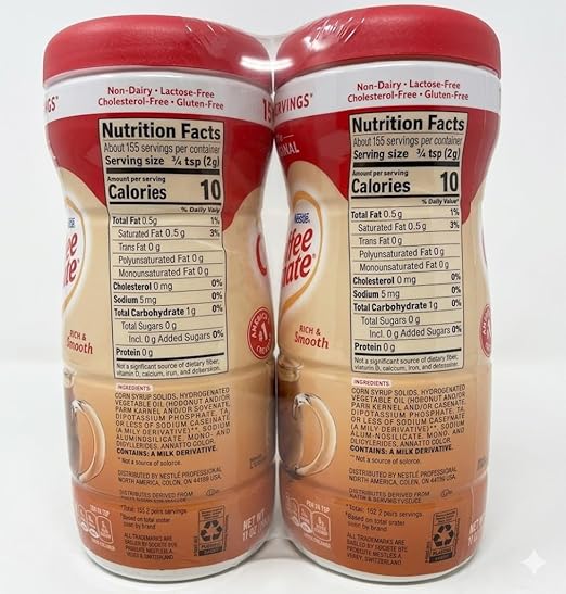 Masterpax Breakfast Club Gift Set – Contains Two 11 oz Bottles of Powdered Coffee Creamer Original Flavor + Exclusive Masterpax Mystery Recipe Card – Curated & Shrink-Wrapped