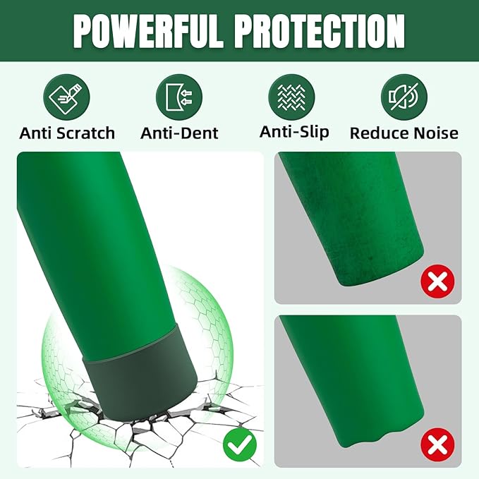 2PCS Silicone Boot Compatible with Owala 30oz & 40oz FreeSip Sway Bottles & Tumblers, Protective Anti-Slip Bottom Cover Sleeve for Freesip Sway Tumbler
